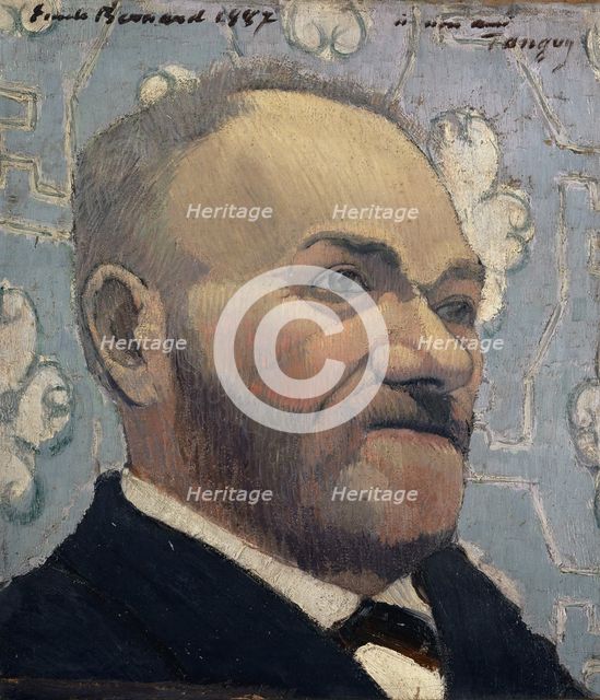 Portrait of Father Tanguy, 1887. Creator: Emile Bernard.