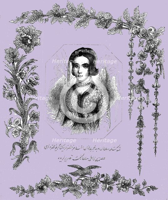 'Portrait of Fatma Sultana', 1854. Creator: Unknown.