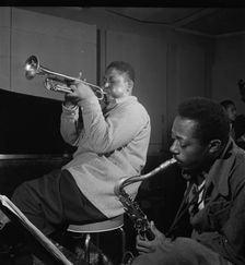 Portrait of Fats Navarro and Charlie Rouse, New York, N.Y., 1946. Creator: William Paul Gottlieb