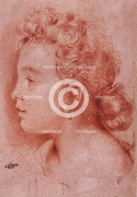 Portrait of Faustina Maratti. Artist: Maratta, Carlo (1625-1713)