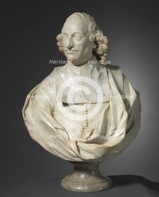 Portrait of Fabrizio Naro, c. 1680. Creator: Domenico Guidi (Italian, 1625-1701).
