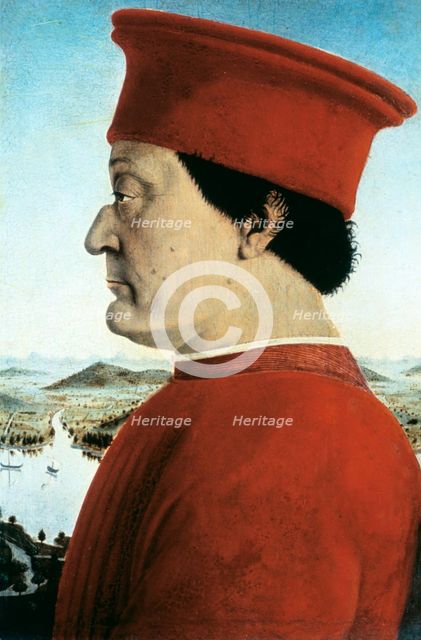 'Portrait of Federico da Montefeltro, Duke of Urbino', c1465. Artist: Pietro della Francesca