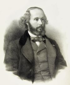 Portrait of Félicien David (1810-1876), ca 1860
