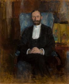 Portrait of Feliks Jasienski, 1907. Creator: Olga Boznanska