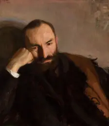 Portrait of Feliks Jasienski, 1903. Creator: Wojciech Weiss