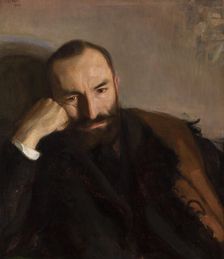 Portrait of Feliks Jasienski, 1903. Creator: Wojciech Weiss