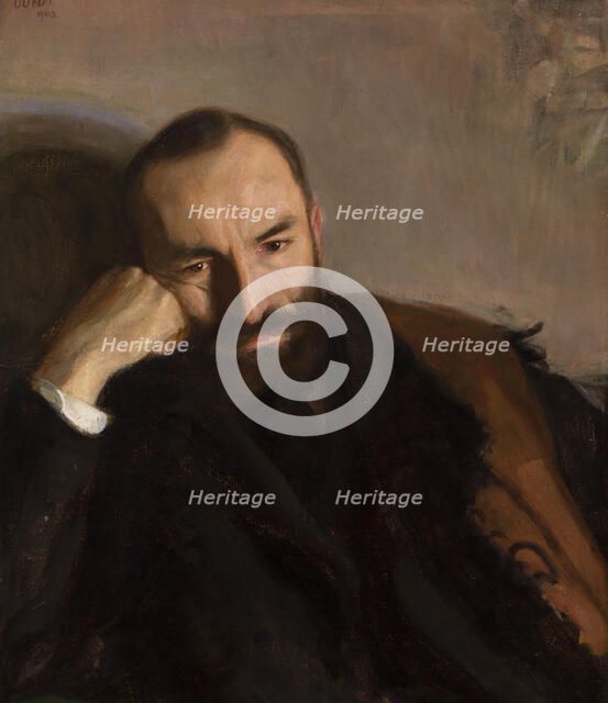 Portrait of Feliks Jasienski, 1903. Creator: Wojciech Weiss.