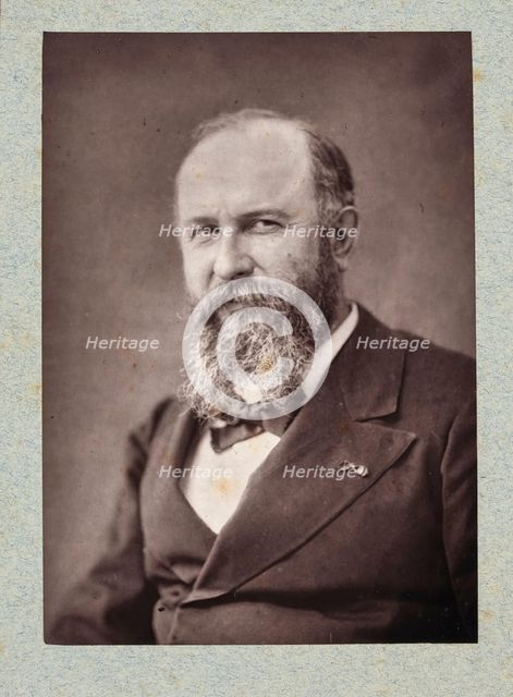 Portrait of Félix de Vuillefroy-Cassini (1841-1916), 1882. Creator: Godet, Anatole Louis (1839-1887).