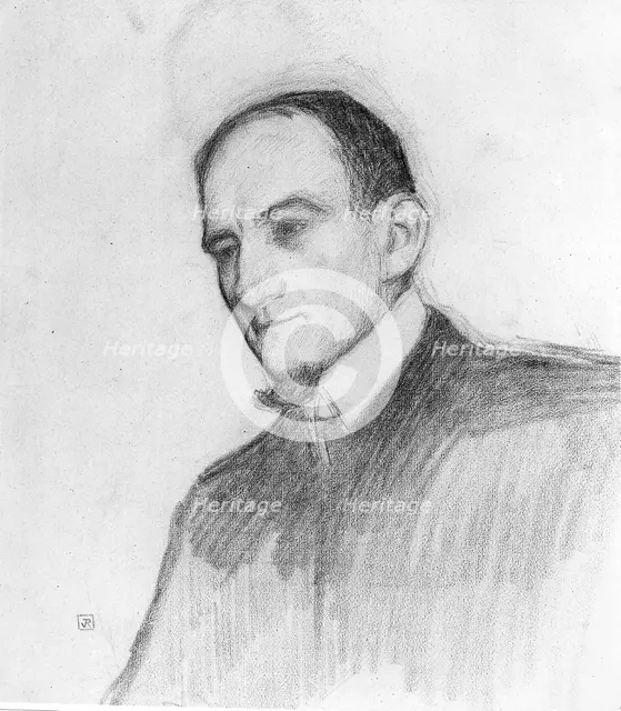 Portrait of Félix Fénéon (1861-1944), 1902. Creator: Théo van Rysselberghe.