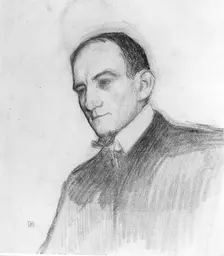 Portrait of Félix Fénéon (1861-1944), 1902. Creator: Théo van Rysselberghe