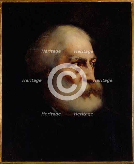 Portrait of Félix Pyat (1810-1889), journalist and politician, 1888. Creator: Edouard Chantalat.