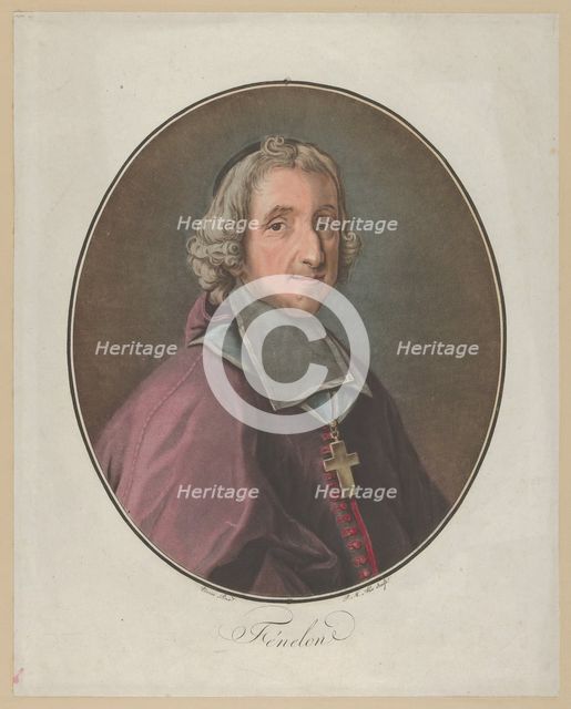 Portrait of Fénelon, 1793. Creator: Pierre Michel Alix.