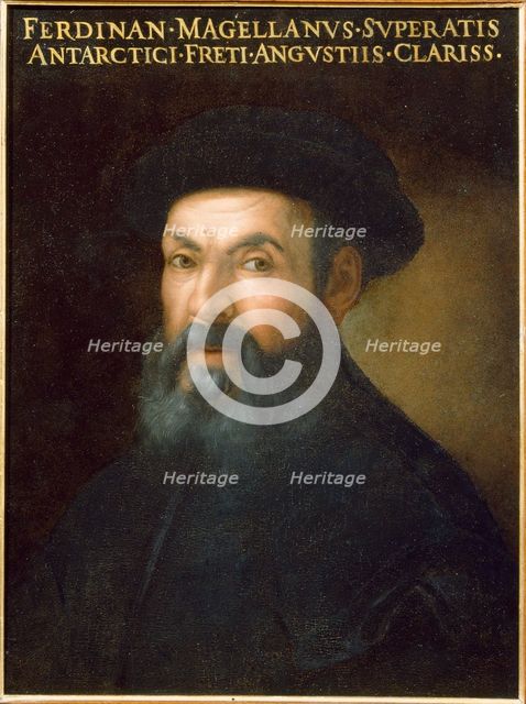 Portrait of Ferdinand Magellan, c1552. Creator: Anonymous.