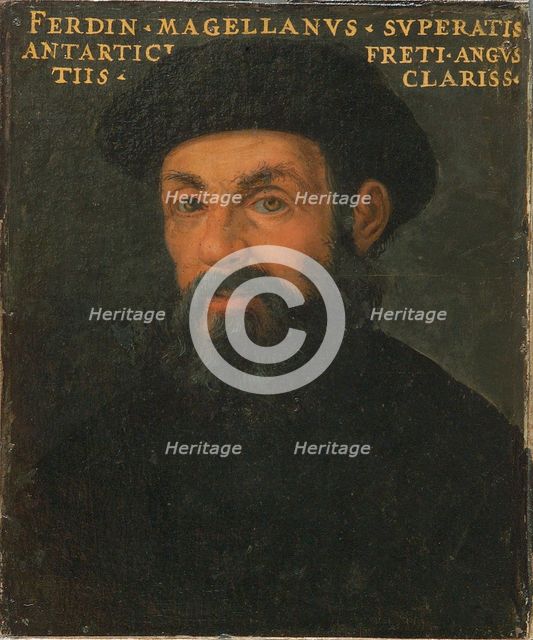 Portrait of Ferdinand Magellan, c1579. Creator: Anonymous.