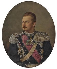Portrait of Ferdinand of Saxe-Coburg and Gotha (1861-1946), later Tsar Ferdinand I of Bulgaria, c. 1 Creator: Koller, Karoly (1838-1889)