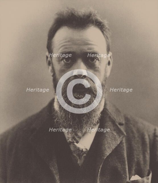 Portrait of Ferdinand Hodler (1853-1918). Creator: Anonymous.