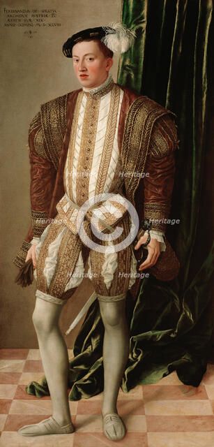 Portrait of Ferdinand II (1529-1595), Archduke of Austria, 1548.