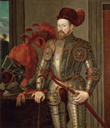 Portrait of Ferdinand II (1529-1595), Archduke of Austria, ca 1557