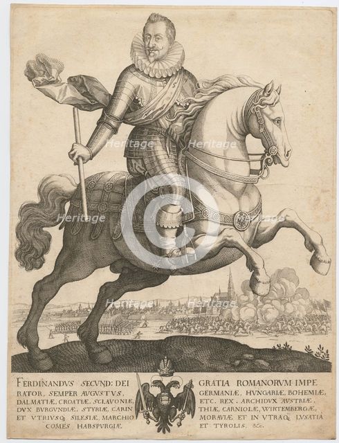 Portrait of Ferdinand II (1578-1637), Holy Roman Emperor, 1630.