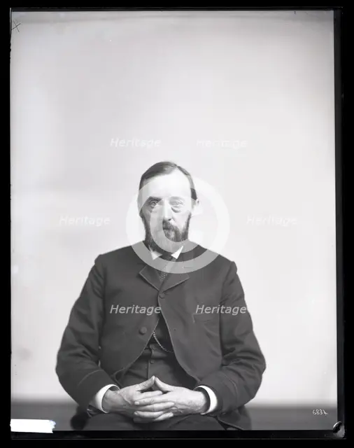 Portrait of Ferdinand Vandeveer Hayden (1829-1887), 1880s. Creator: United States National Museum Photographic Laboratory.