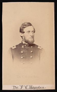 Portrait of Ferdinand Vandeveer Hayden (1829-1887), Circa 1860s. Creator: Henry Ulke