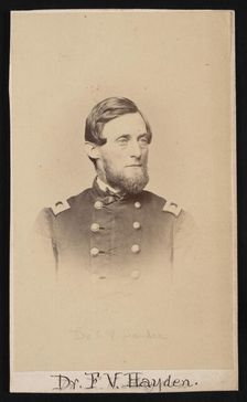 Portrait of Ferdinand Vandeveer Hayden (1829-1887), Circa 1860s. Creator: Henry Ulke