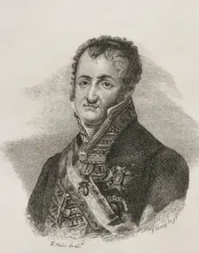Portrait of Ferdinand VII (1784-1833), King of Spain (1808-1833), 1842. Creator: Jose Gomez