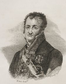 Portrait of Ferdinand VII (1784-1833), King of Spain (1808-1833), 1842. Creator: Jose Gomez