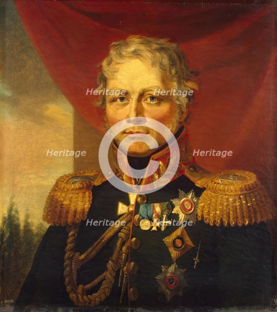 Portrait of Ferdinand Vintsingerode (1770-1818), 1822. Creators: George Dawe, Workshop of George Dawe.