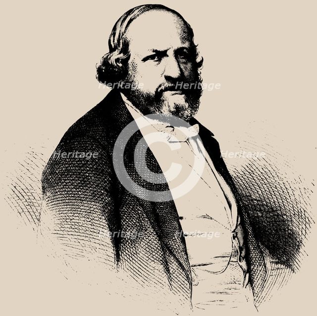 Portrait of Ferdinand von Hiller (1811-1885), 1865.