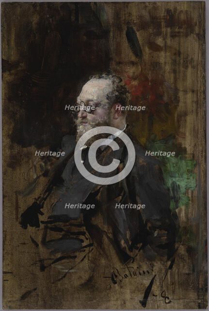 Portrait of Ferdynand Bryndza (1837-1891), 1878. Creator: Giovanni Boldini.