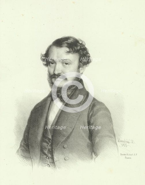 Portrait of Ferenc Erkel (1810-1893), 1845.