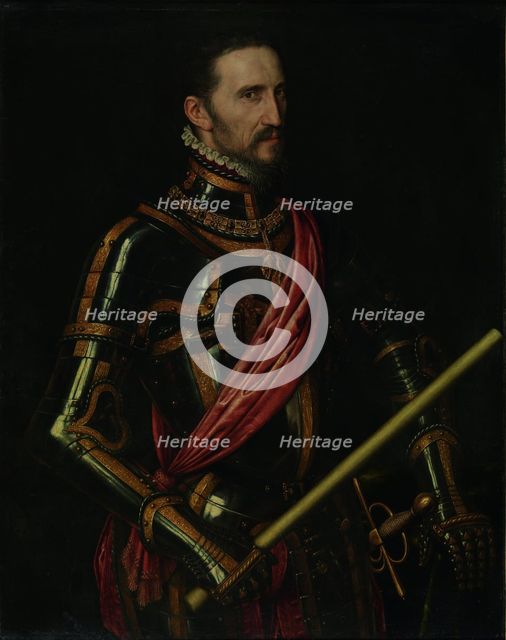 Portrait of Fernando Álvarez de Toledo, Duke of Alba (1507-1582). Creator: Mor, Antonis (Anthonis), van Dashorst (c. 1517-1577).