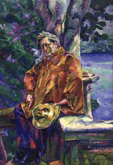 Portrait of Ferruccio Busoni, 1916. Creator: Boccioni; Umberto (1882-1916)