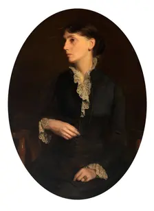 Portrait of Fidelia Bridges, n.d. Creator: Oliver Ingraham Lay
