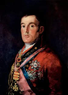 Portrait of Field Marshal Arthur Wellesley, 1st Duke of Wellington c1814. Artist: Francisco Goya