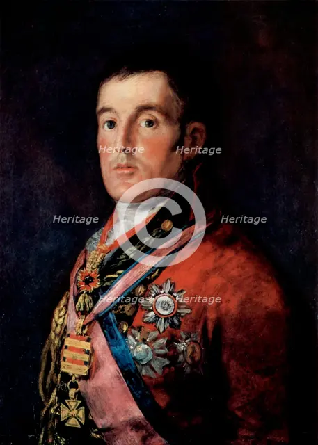 'Portrait of Field Marshal Arthur Wellesley, 1st Duke of Wellington', c1814.  Artist: Francisco Goya