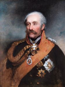 Portrait of Field Marshal Blücher, Prussian soldier, c1818. Artist: George Dawe