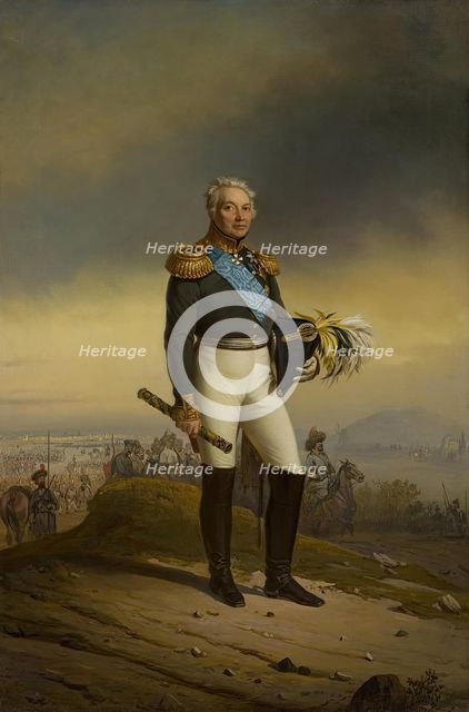 Portrait of Field-Marshal Count Fabian Osten-Sacken, 1869. Creator: Georg von Bothmann.