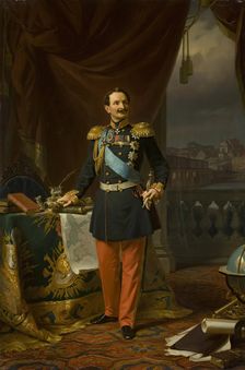 Portrait of Field-Marshal Count Fiodor (Friedrich Wilhelm) Berg, 1867. Creator: Jozef Simmler