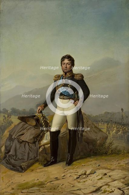 Portrait of Field-Marshal Count I.I. Diebitsch, 1865. Creator: Georg von Bothmann.