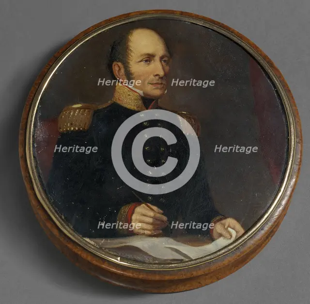 Portrait of Field marshal Count Mikhail Barklay-de-Tolli (1761-1818), First quarter of 19th cen.. Artist: Anonymous  