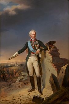 Portrait of Field Marshal Generalissimo Prince Alexander Suvorov (1729-1800). Creator: Unknown