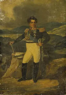 Portrait of Field-Marshal Johann Karl Friedrich Anton von Diebitsch, 1835. Creator: Francois Nicolas Riss