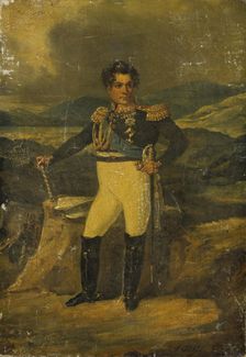 Portrait of Field-Marshal Johann Karl Friedrich Anton von Diebitsch, 1835. Creator: Francois Nicolas Riss