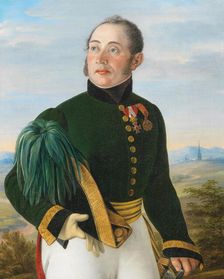 Portrait of Field Marshal Lieutenant Friedrich von Spannoghe (1782-1850), 1830. Creator: Stöhr, Philipp (1795-1856)