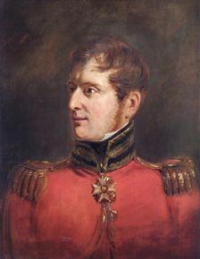Portrait of Field Marshal Lord Fitzroy James Henry Somerset, British soldier, 1821. Artist: Jan Willem Pieneman