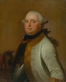 Portrait of Field Marshal Mikulás Mednyánszky, 1780-1790. Creator: Daniel Woge