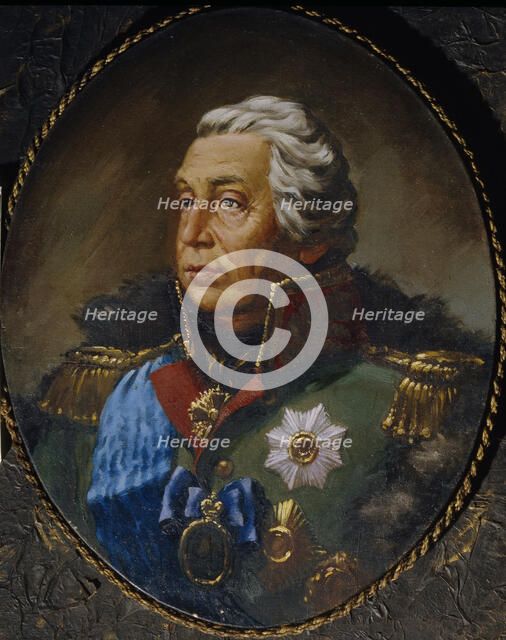 Portrait of Field Marshal Prince Mikhail Kutuzov (1745-1813). Artist: Anonymous, 18th century  