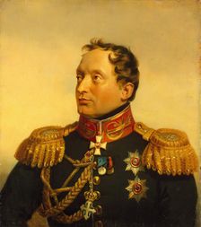 Portrait of Filippo (Filipp Osipovich) Paulucci (1779-1849), 1825. Creator: George Dawe